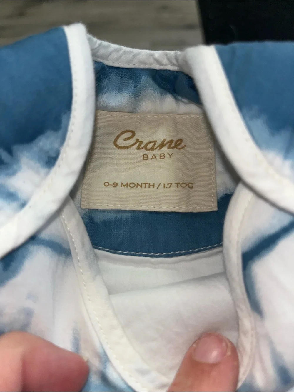Crane Baby Wearable Blanket 0-9 months